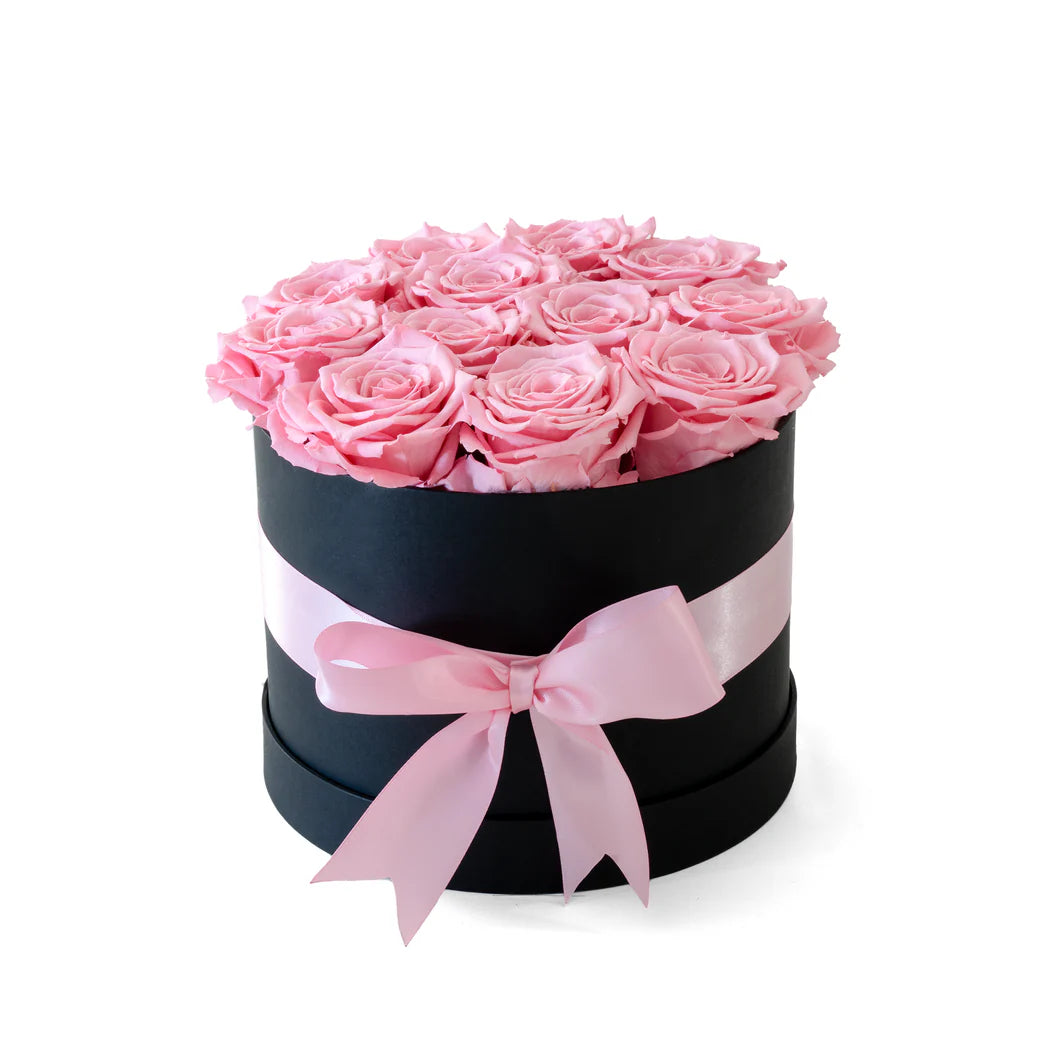 ROUND BOX (PRESERVED ROSES)