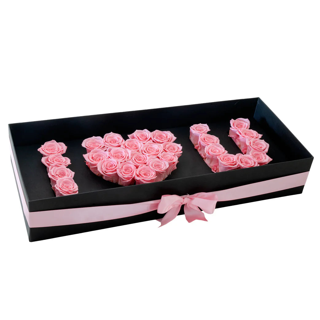 I LOVE YOU BOX (PRESERVED ROSES)