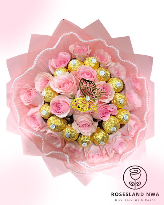 Royal Blush Butterfly Bouquet