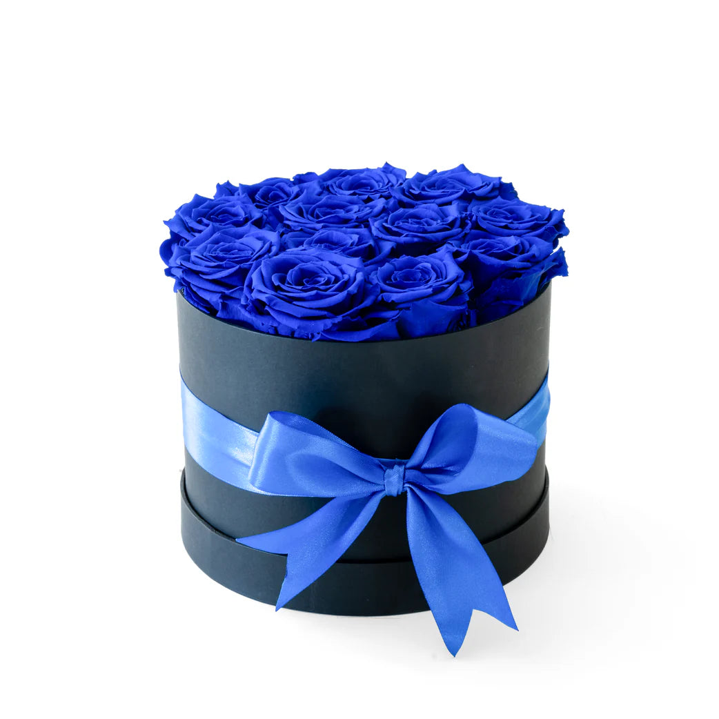 ROUND BOX (PRESERVED ROSES)